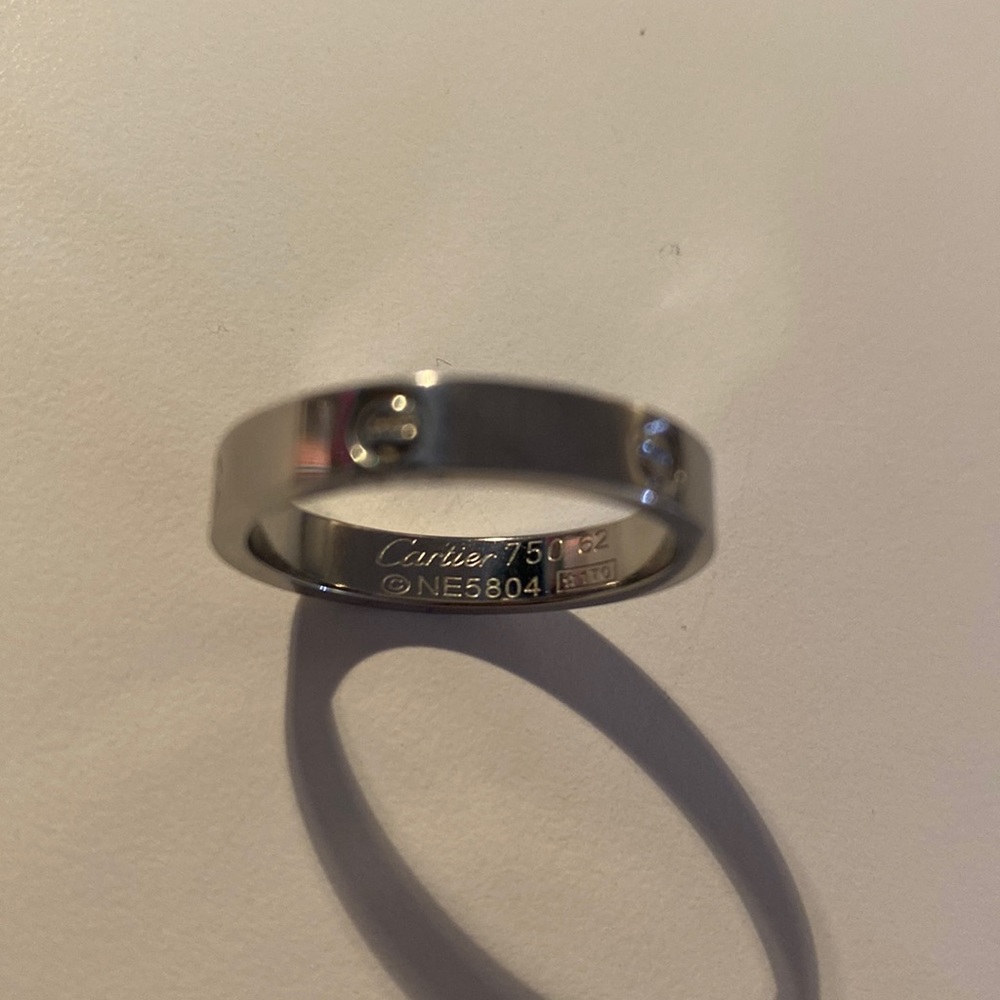 Cartier Silver Love Ring 💍 Size 10